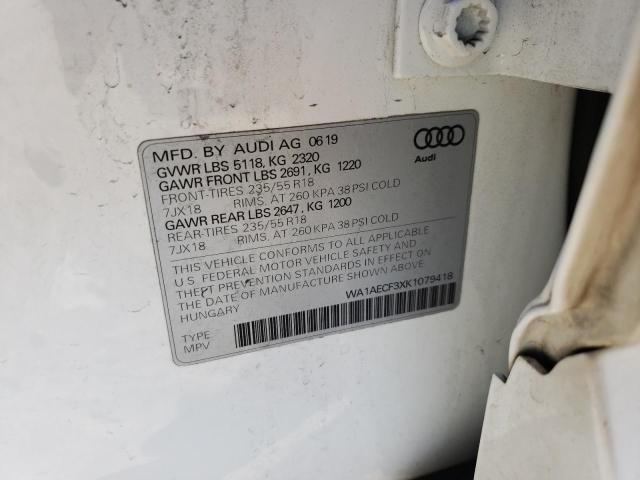 2019 AUDI Q3 PREMIUM - WA1AECF3XK1079418