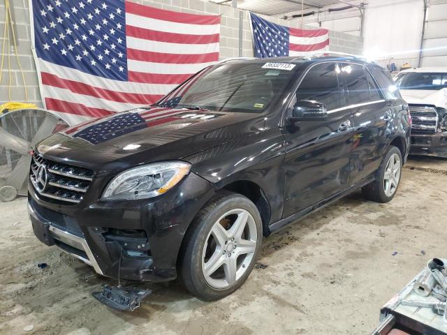 Salvage cars for sale from Copart Columbia, MO: 2015 Mercedes-Benz ML 400 4matic