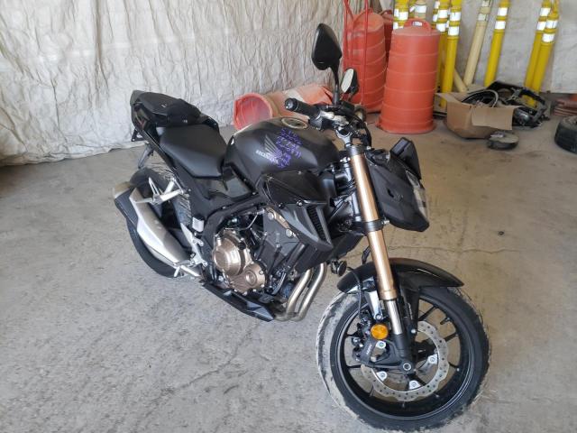 Salvage motorcycles for sale at Madisonville, TN auction: 2022 Honda CB500 FA