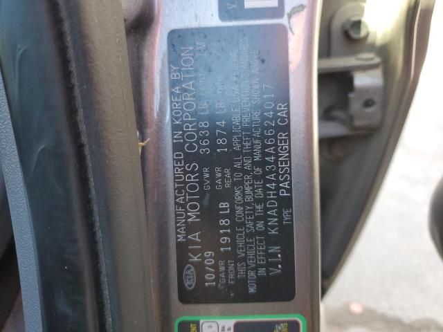 KNADH4A34A6624017 KIA RIO LX