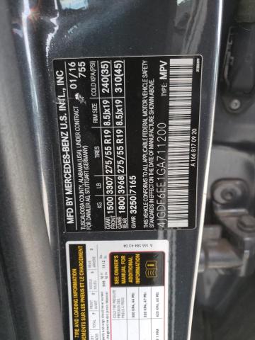 2016 MERCEDES-BENZ GL 450 4MA - 4JGDF6EE1GA711200