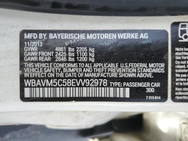 WBAVM5C58EVV92978 BMW X1 Xdrive35i