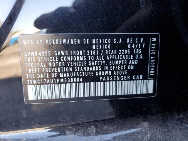 2017 VOLKSWAGEN GOLF SPORT - 3VWC17AU1HM538684