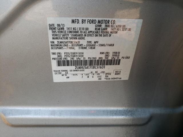 2LMHJ5AT7EBL51631 Lincoln MKT