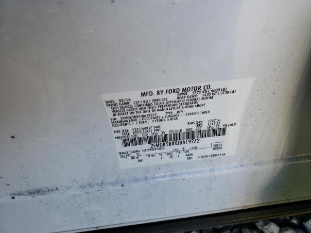 2018 FORD FLEX SE - 2FMGK5B8XJBA19272