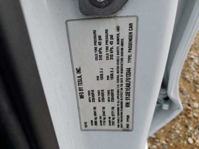 5YJ3E1EA0LF613344 Tesla MODEL 3