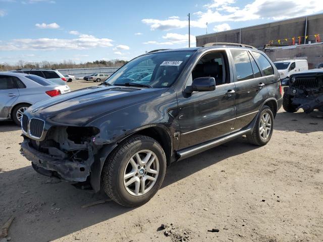 Salvage cars for sale from Copart Fredericksburg, VA: 2006 BMW X5 3.0I