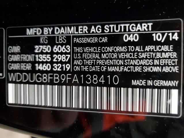 2015 MERCEDES-BENZ S 550 4MAT - WDDUG8FB9FA138410