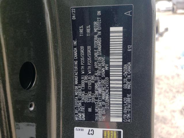 2022 LEXUS RX 350 - 2T2JZMAA2NC245559