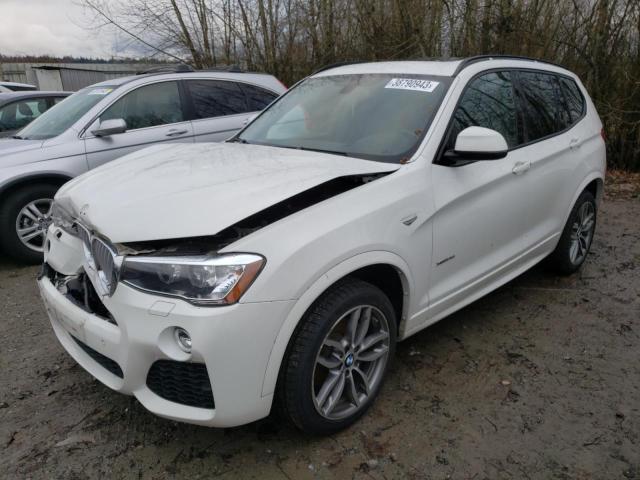 Salvage cars for sale from Copart Arlington, WA: 2016 BMW X3 XDRIVE3