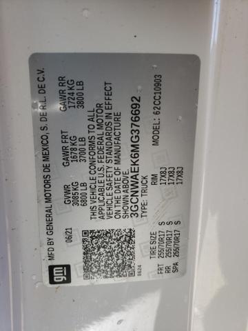 2021 CHEVROLET WT1500 - 3GCNWAEK6MG376692