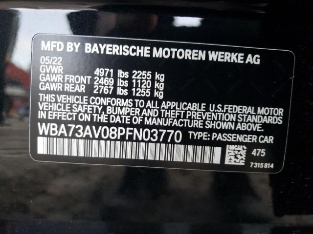 WBA73AV08PFN03770 BMW 430xi Gran Coupe