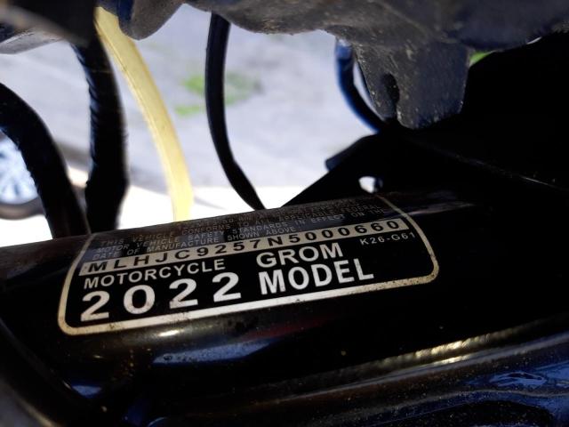 2022 HONDA GROM A MLHJC9257N5000660