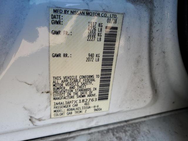 2018 NISSAN ALTIMA 2.5 - 1N4AL3AP7JC182763