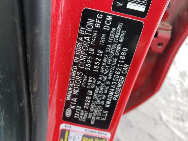 KNADM4A35D6211880 KIA RIO LX