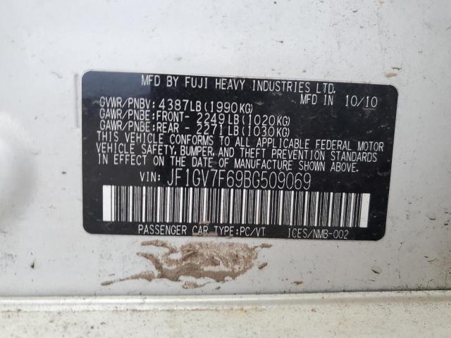 JF1GV7F69BG509069 Subaru Impreza Wrx