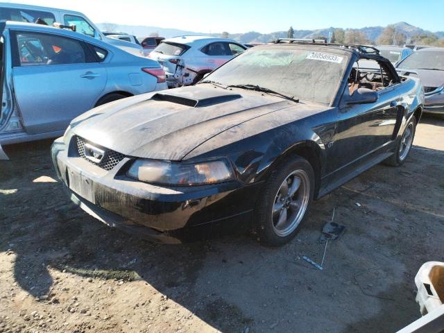 Salvage cars for sale from Copart San Martin, CA: 2001 Ford Mustang GT