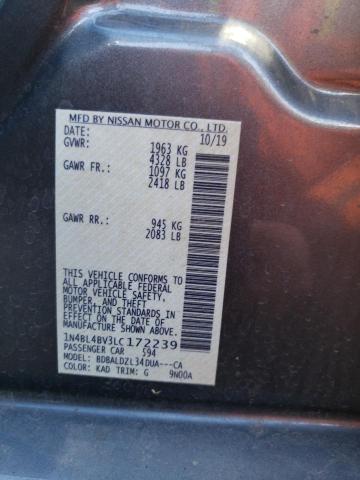 2020 NISSAN ALTIMA S - 1N4BL4BV3LC172239