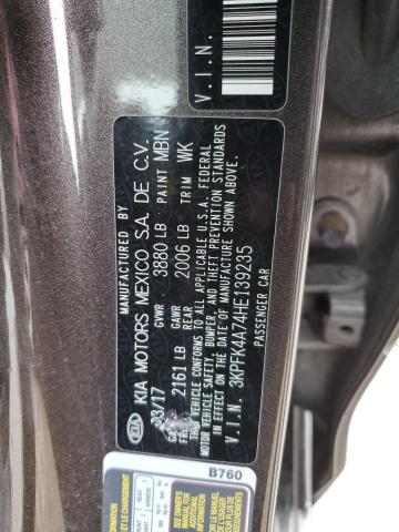 3KPFK4A74HE139235 KIA Forte