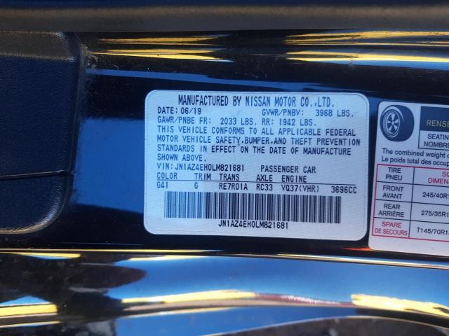 2020 NISSAN 370Z BASE - JN1AZ4EH0LM821681