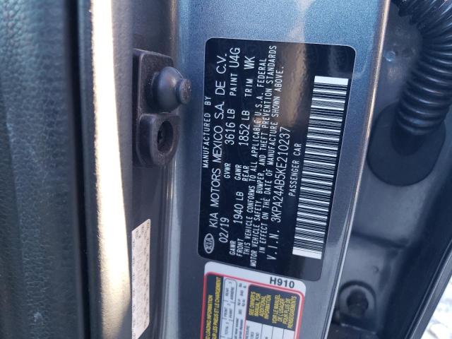 2019 KIA RIO S - 3KPA24AB5KE210237
