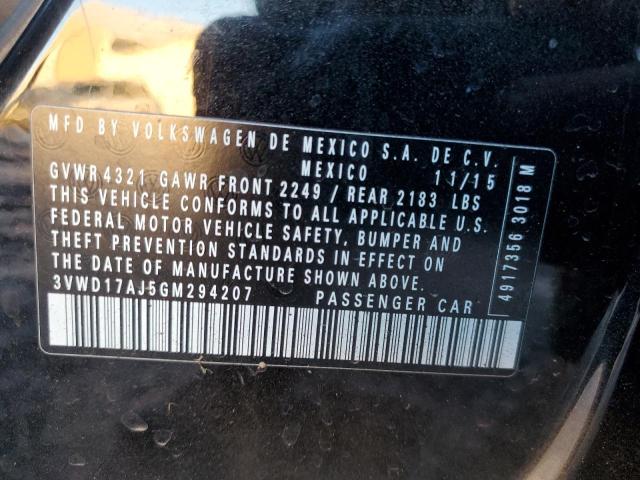 2016 VOLKSWAGEN JETTA SPOR - 3VWD17AJ5GM294207