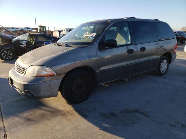 Salvage cars for sale at Grand Prairie, TX auction: 2001 Ford Windstar LX