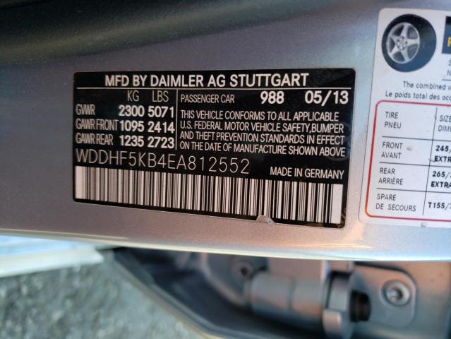 WDDHF5KB4EA812552 Mercedes-Benz E 350