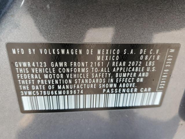 2019 VOLKSWAGEN JETTA S 3VWC57BU6KM089674