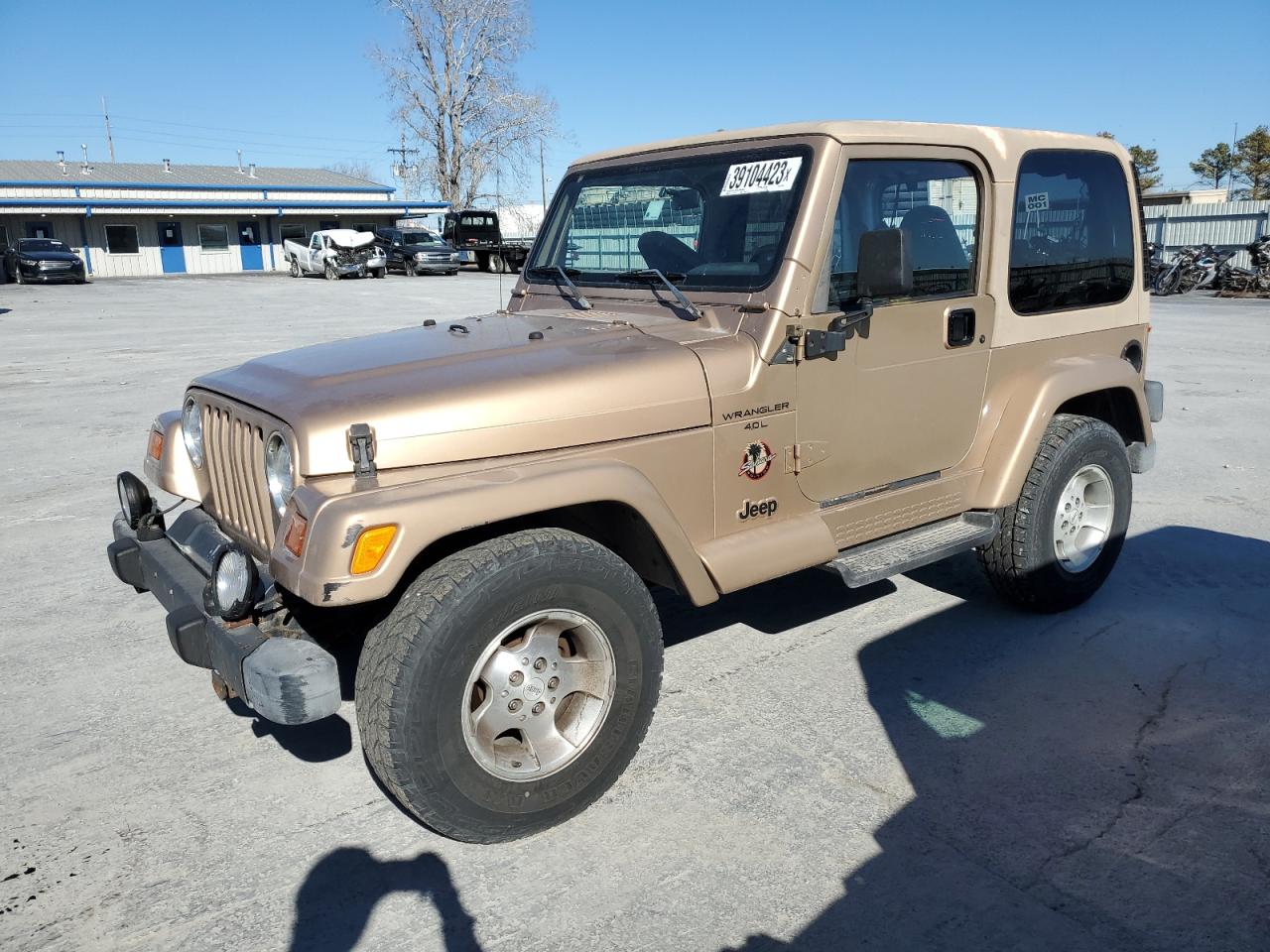 1999 Jeep Wrangler / TJ Sahara for sale at Copart Tulsa, OK Lot #39104*** |  