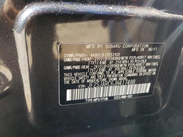 2018 SUBARU FORESTER 2 - JF2SJARC6JH417488