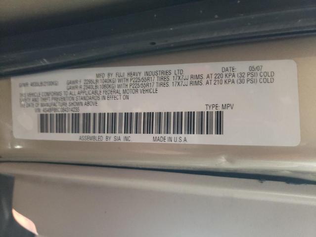 4S4BP86C084314235 Subaru Outback 3.0r Ll Bean