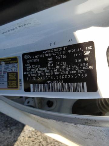 5XXGT4L33KG323768 KIA Optima Lx