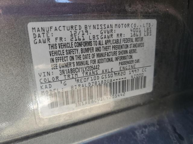 2020 NISSAN SENTRA SV - 3N1AB8CV1LY205442