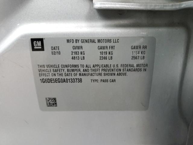 1G6DE5EG0A0133738 Cadillac Cts Luxury Collection
