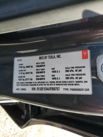 5YJ3E1EA4JF056757 Tesla MODEL 3