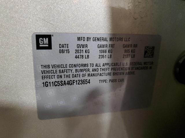 2016 CHEVROLET MALIBU LIM 1G11C5SA4GF123654