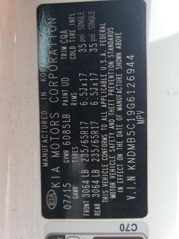 KNDMB5C19G6126944 KIA SEDONA LX