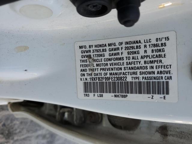 2015 HONDA CIVIC - 19XFB2F99FE230822