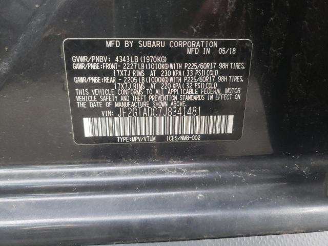 JF2GTADC7J8341481 Subaru Crosstrek Premium