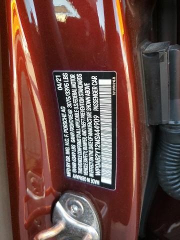 2021 PORSCHE TAYCAN 4S - WP0AB2Y12MSA44909