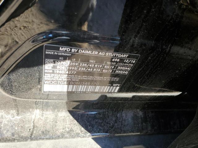 2017 MERCEDES-BENZ GLA 250 - WDCTG4EB0HJ349170