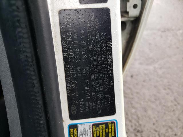 KNADE123776188293 KIA RIO BASE