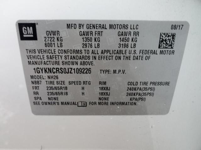 2018 CADILLAC XT5 LUXURY - 1GYKNCRS0JZ109226