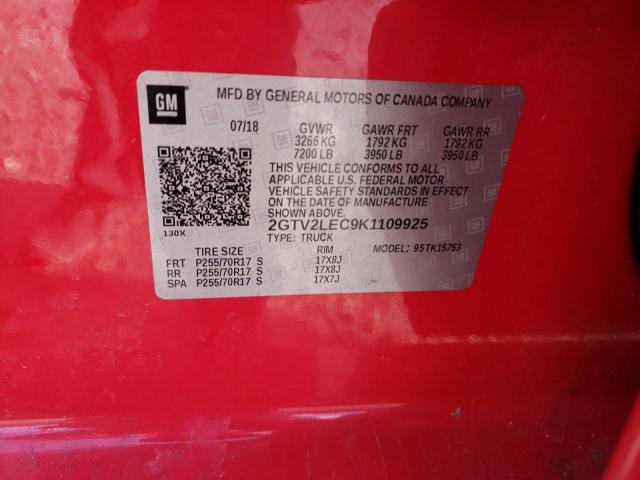 2019 GMC SIERRA LIM - 2GTV2LEC9K1109925