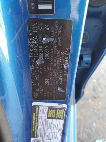 KNAFX4A65E5137538 KIA FORTE LX