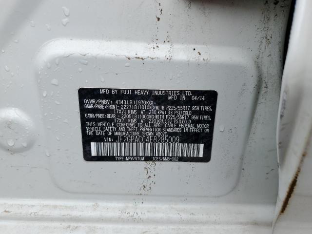 JF2GPACC4E8285009 Subaru Xv Crosstrek 2.0 Premium