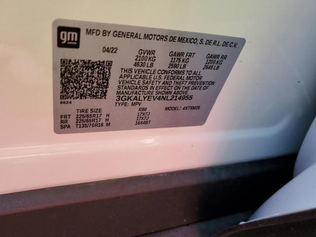 2022 GMC TERRAIN AT 3GKALYEV4NL214955
