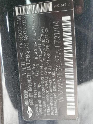 WMWMF3C57ATZ21704 Mini Cooper