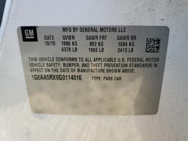 2016 CADILLAC ATS - 1G6AA5RX8G0114016